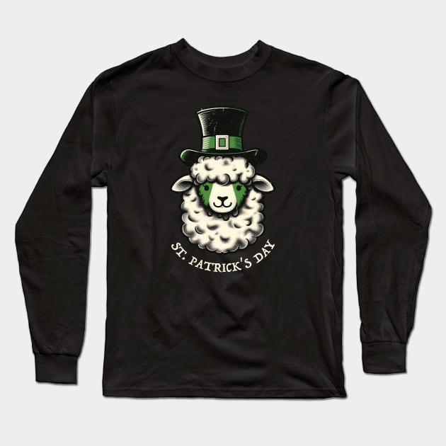 Sheep - St. Patrick's Day Long Sleeve T-Shirt by ANSAN